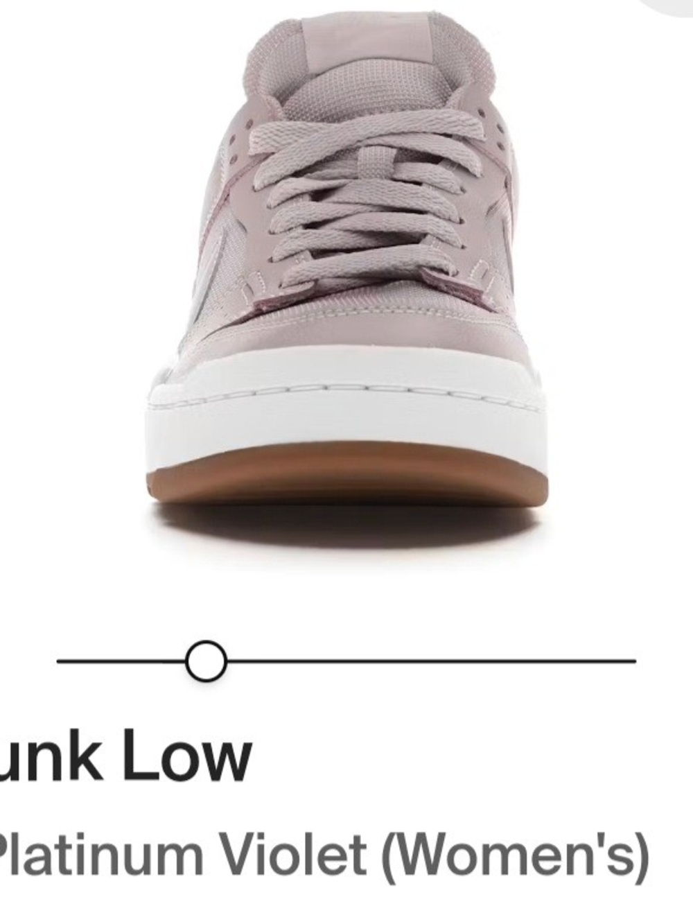 Nike Women's Low-Top Sneaker in Platinum Violet